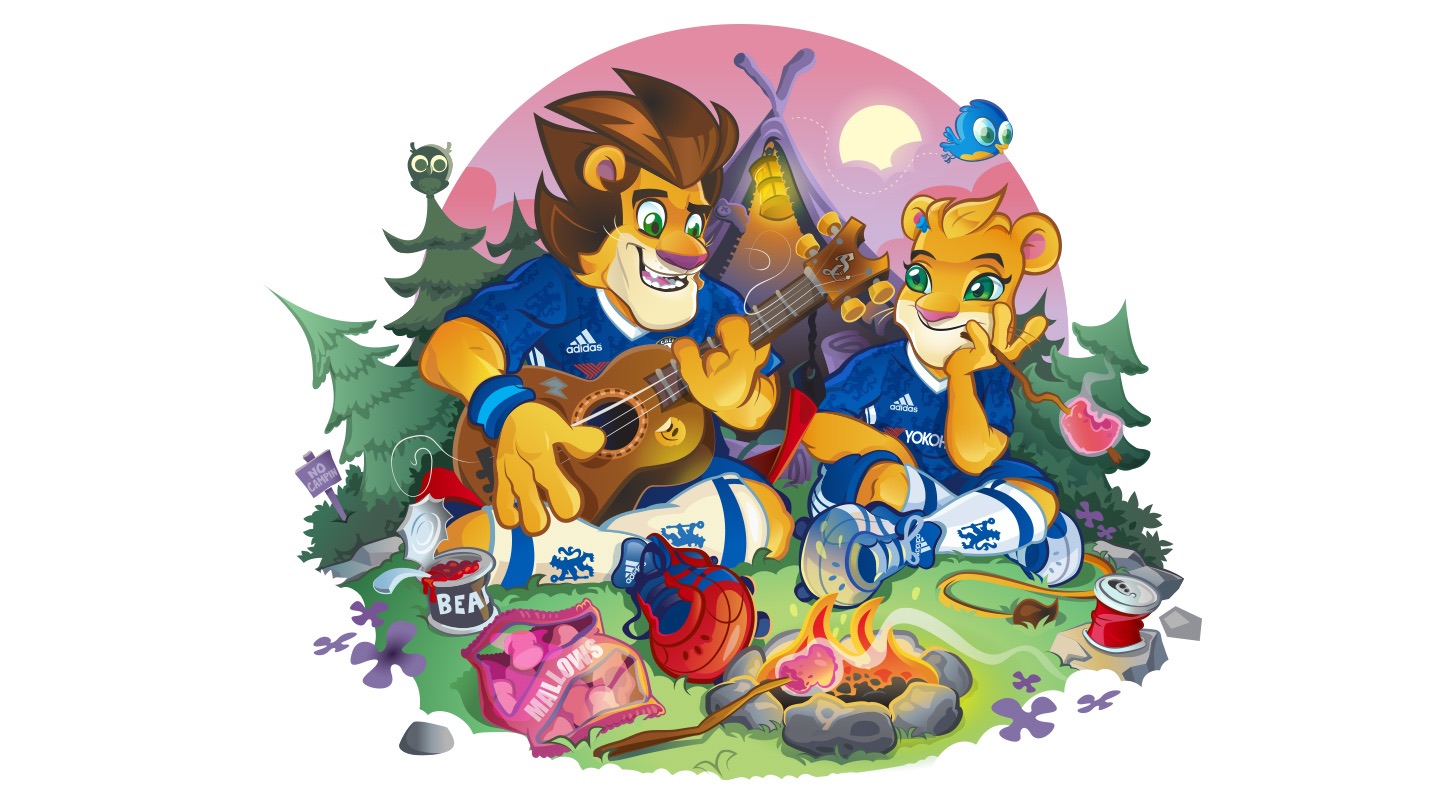 Stamford & Bridget camping