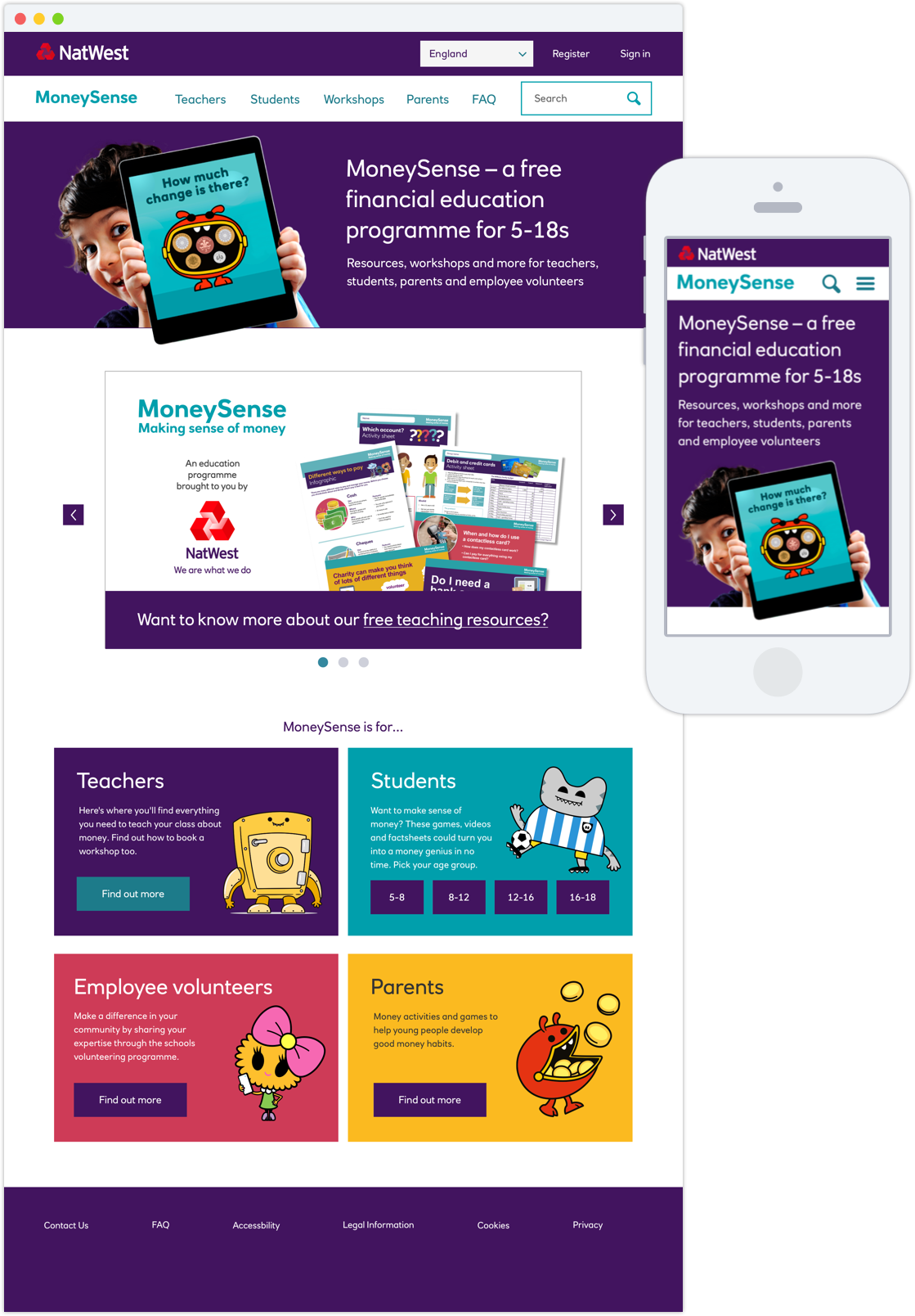 responsive moneysense site