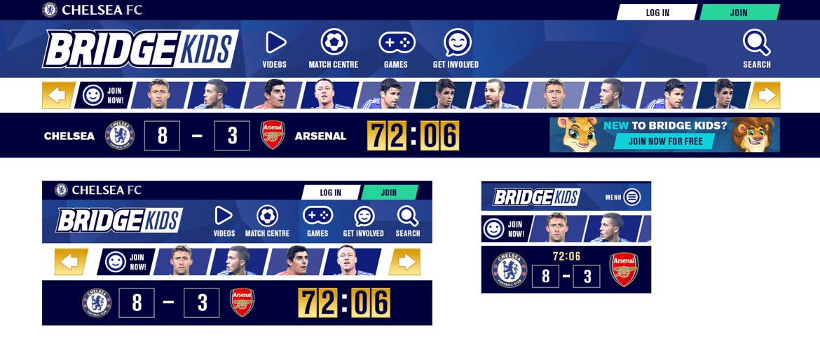 Match day page