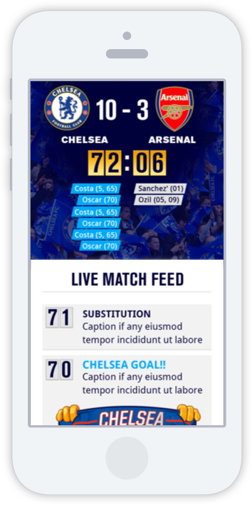 Match day mobile