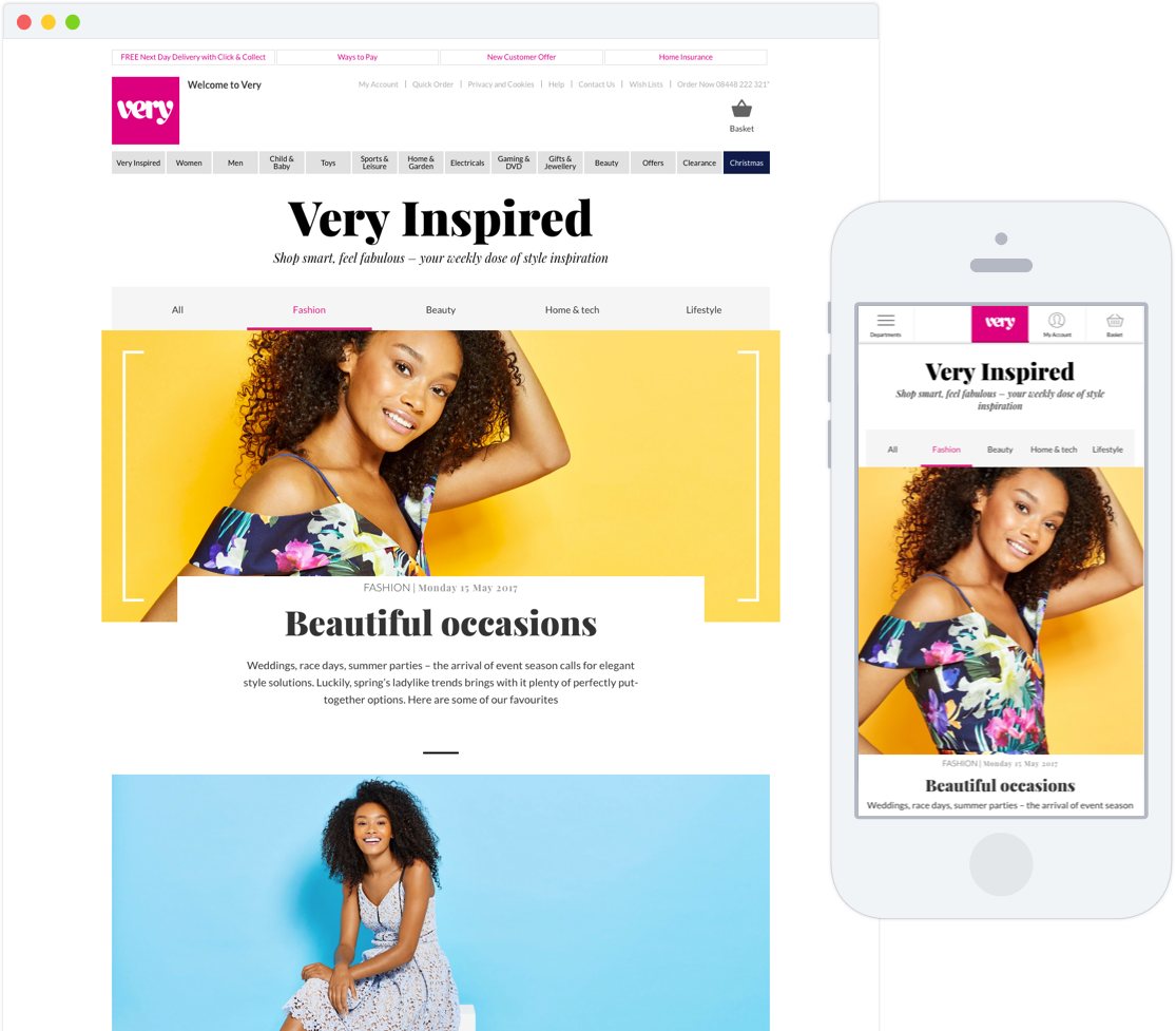 responsive Very site