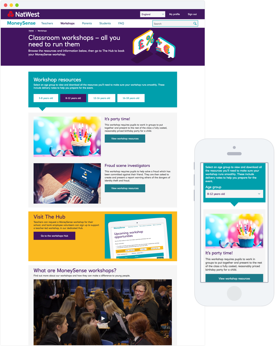 Workshop page